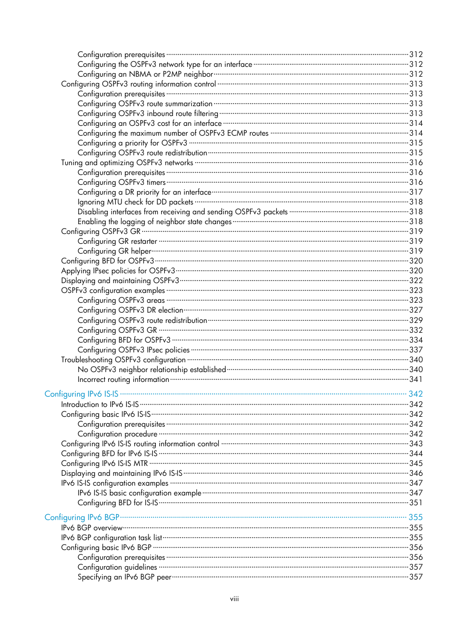 H3C Technologies H3C S12500 Series Switches User Manual | Page 14 / 443
