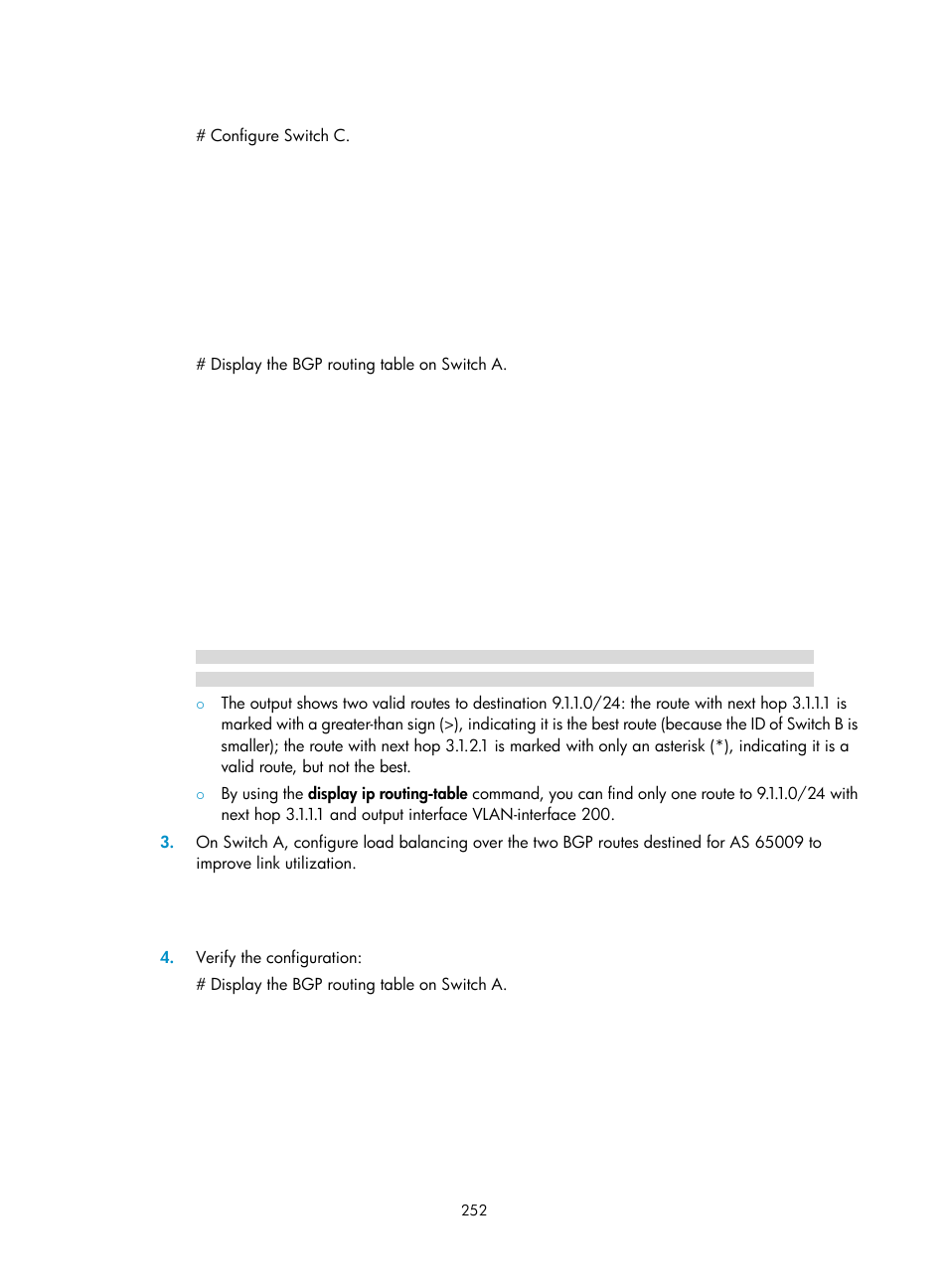 H3C Technologies H3C S12500 Series Switches User Manual | Page 268 / 443