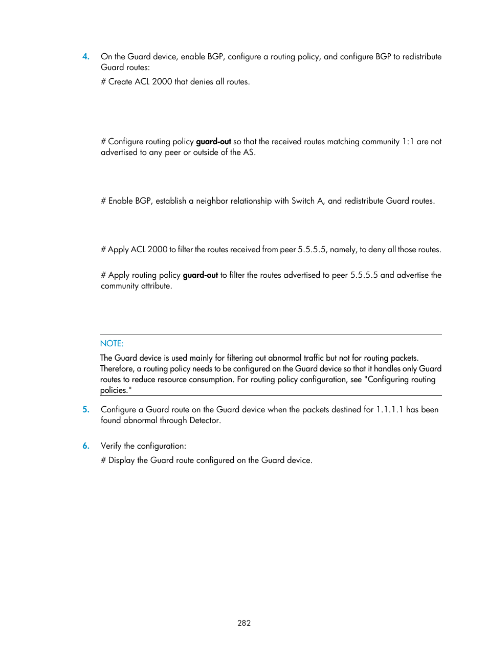 H3C Technologies H3C S12500 Series Switches User Manual | Page 298 / 443