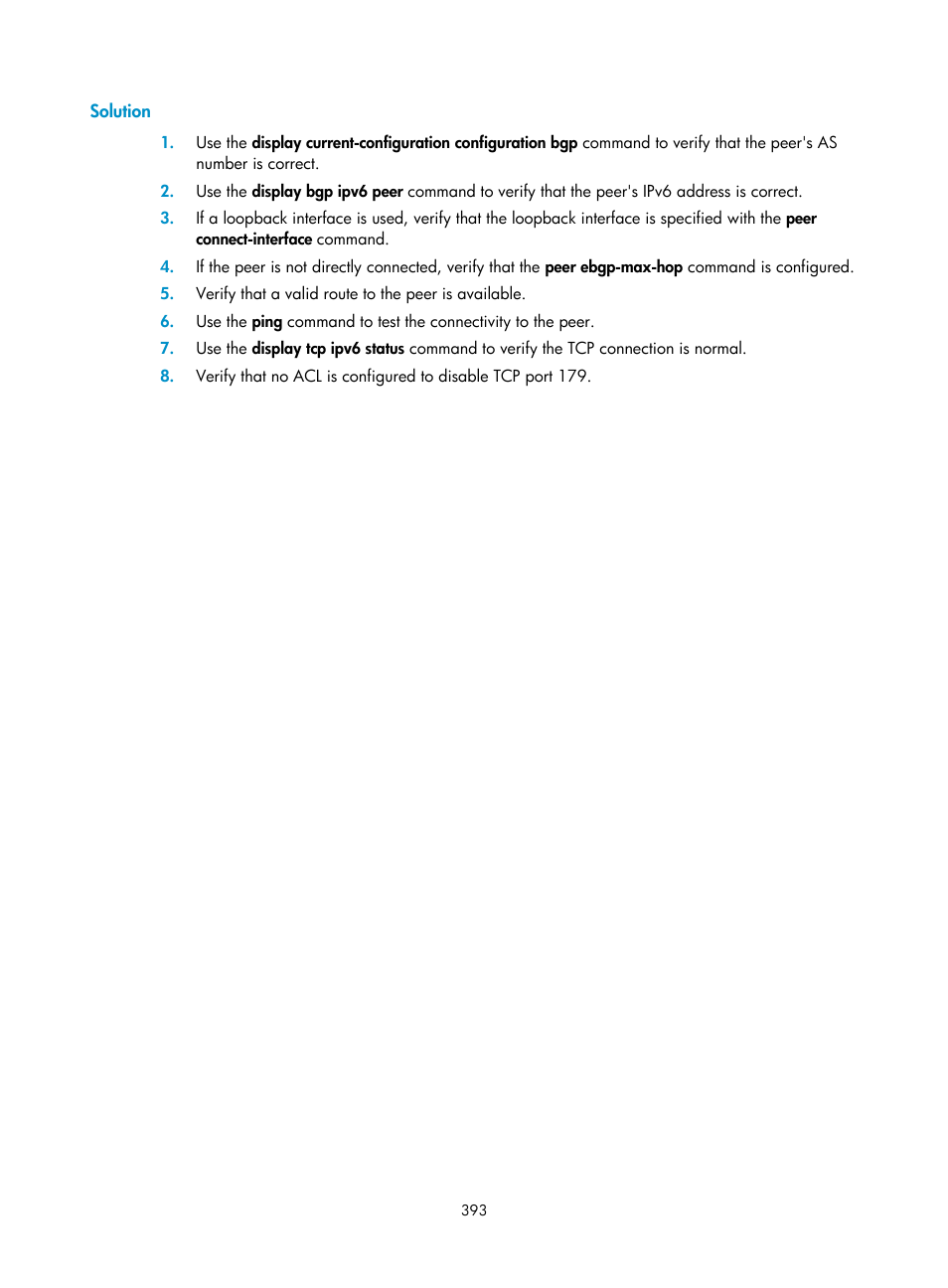 Solution | H3C Technologies H3C S12500 Series Switches User Manual | Page 409 / 443