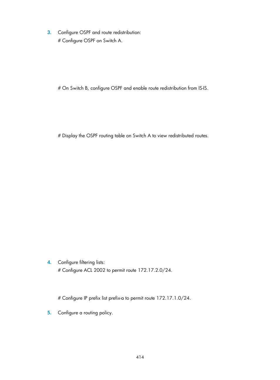 H3C Technologies H3C S12500 Series Switches User Manual | Page 430 / 443