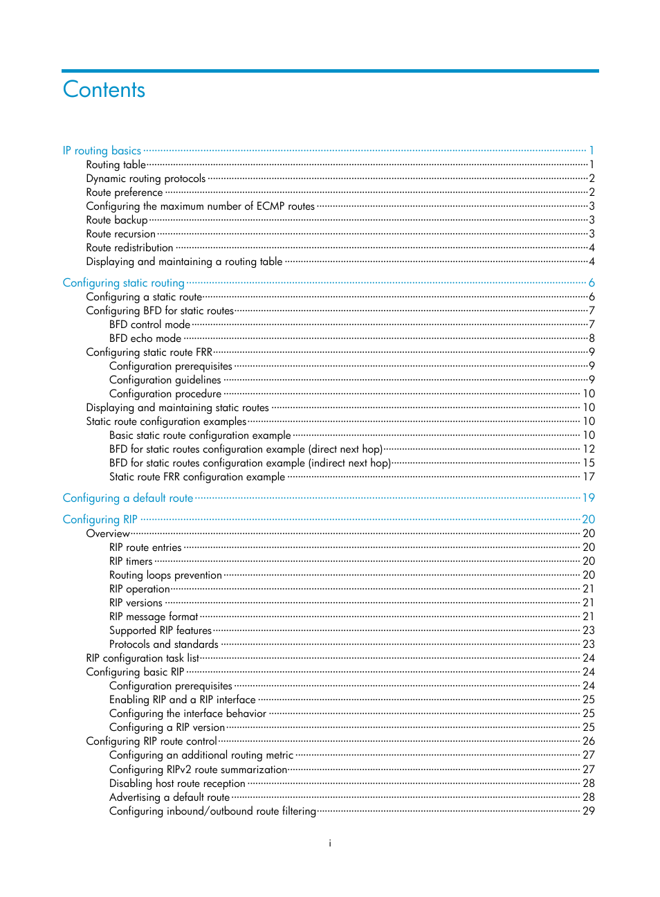 H3C Technologies H3C S12500 Series Switches User Manual | Page 7 / 443