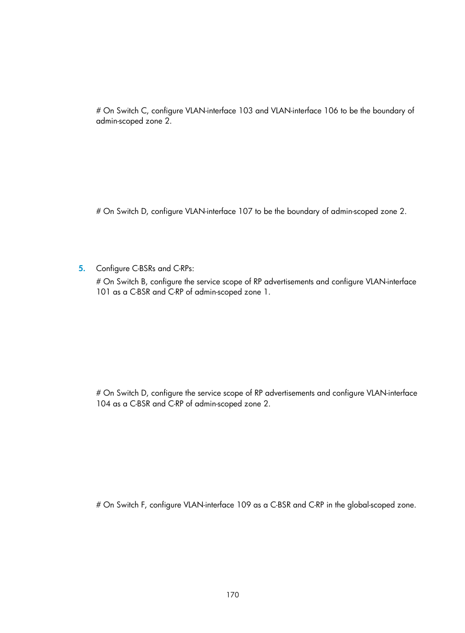 H3C Technologies H3C S12500 Series Switches User Manual | Page 186 / 468