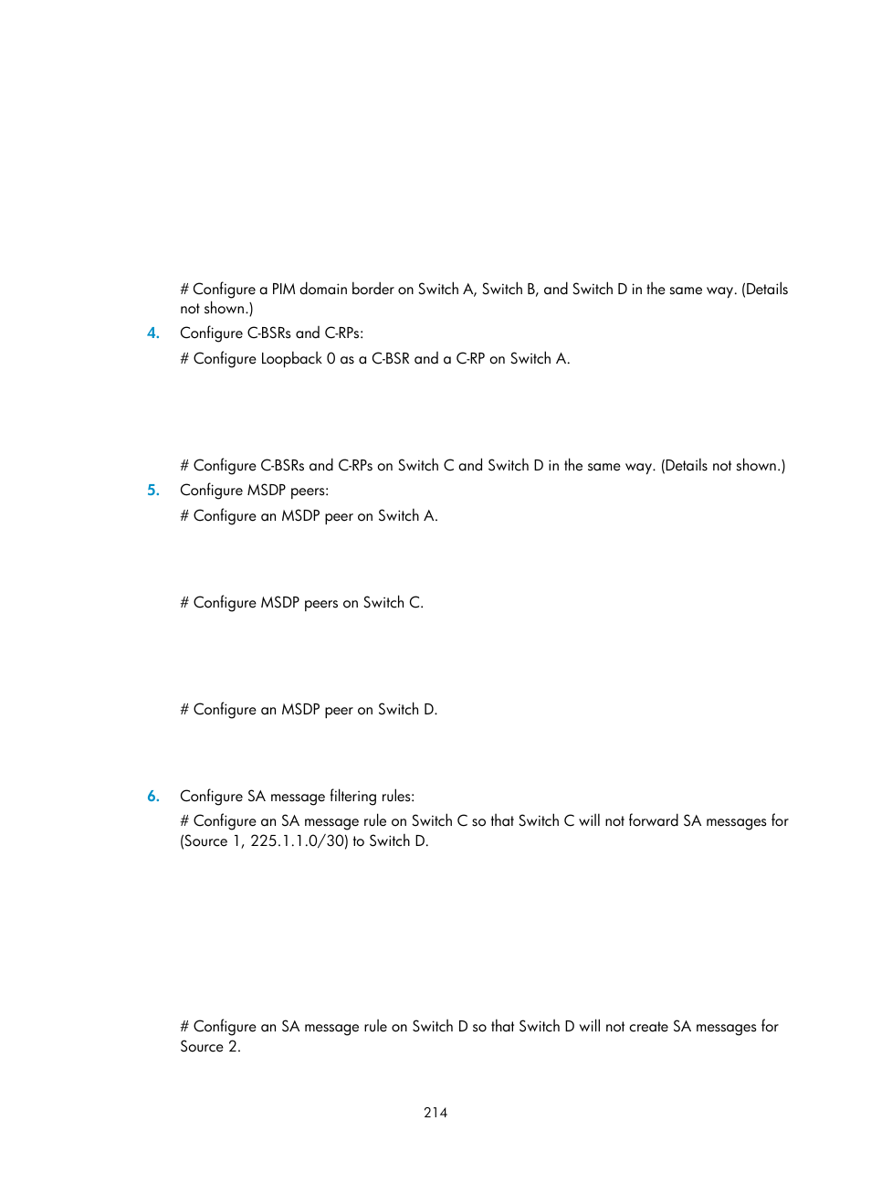 H3C Technologies H3C S12500 Series Switches User Manual | Page 230 / 468