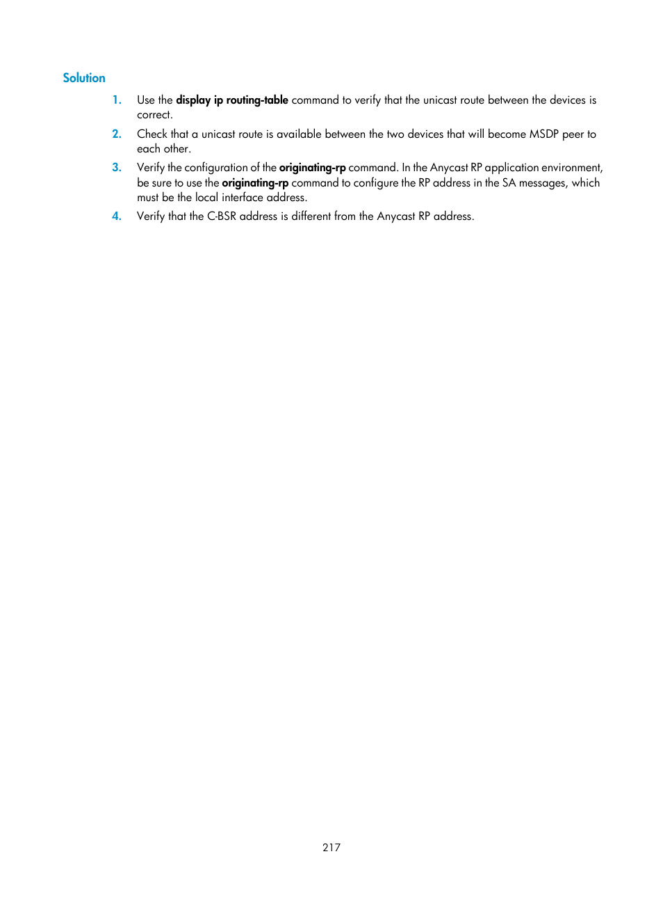 Solution | H3C Technologies H3C S12500 Series Switches User Manual | Page 233 / 468