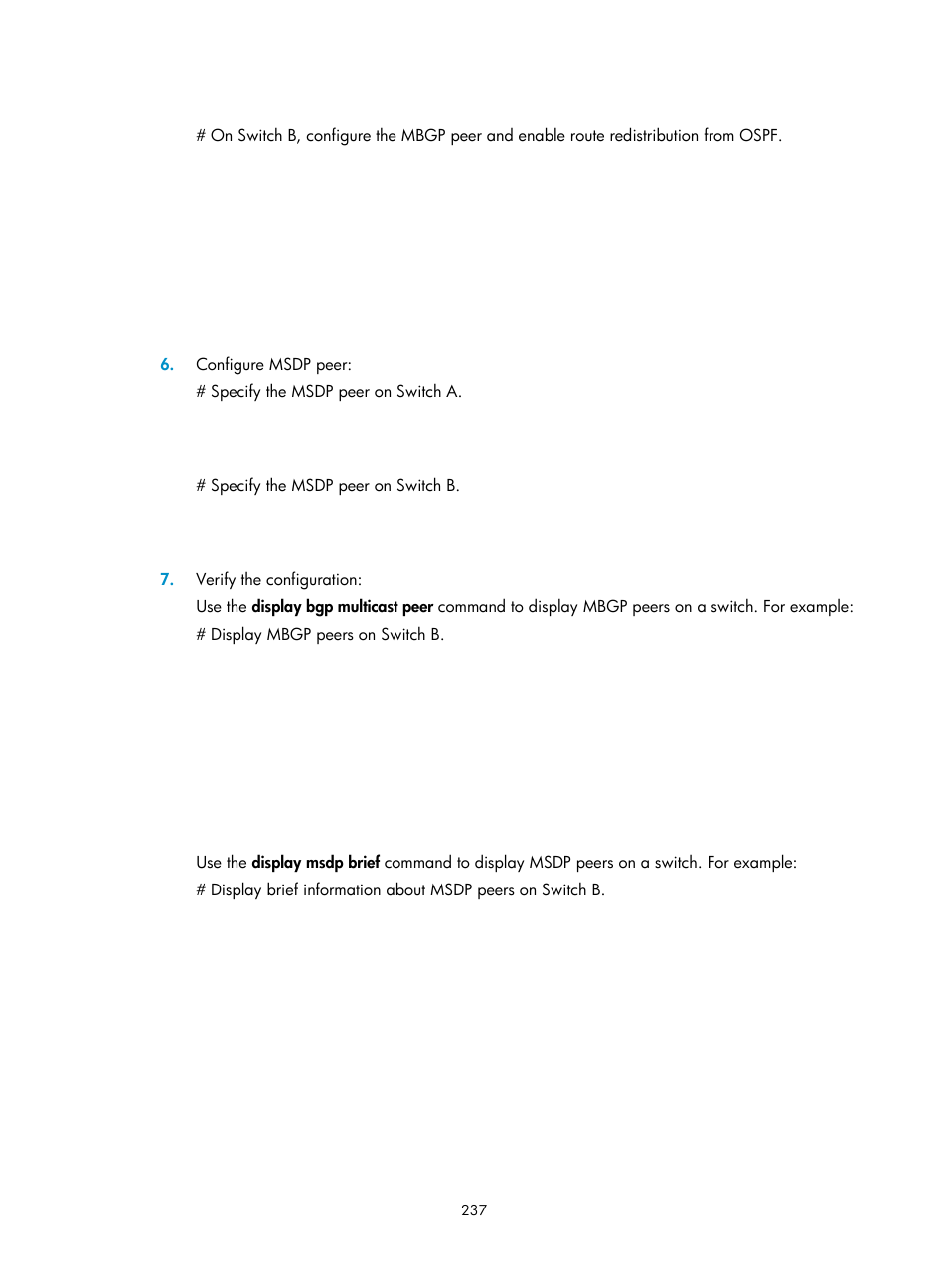 H3C Technologies H3C S12500 Series Switches User Manual | Page 253 / 468