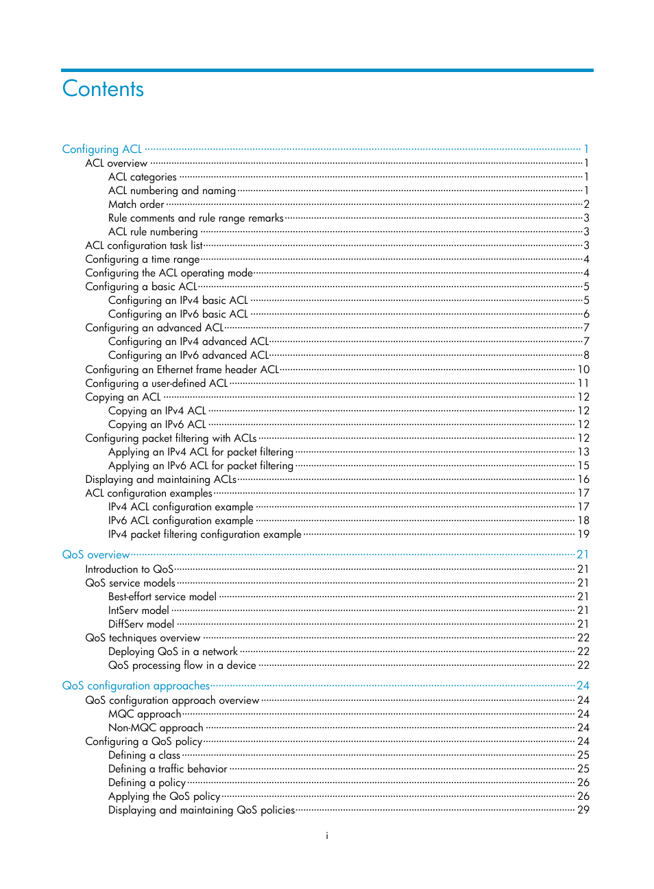 H3C Technologies H3C S12500 Series Switches User Manual | Page 7 / 96