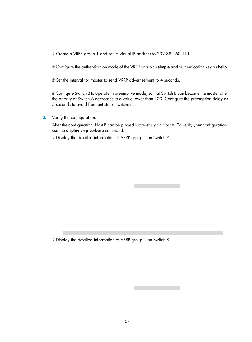 H3C Technologies H3C S12500 Series Switches User Manual | Page 168 / 241