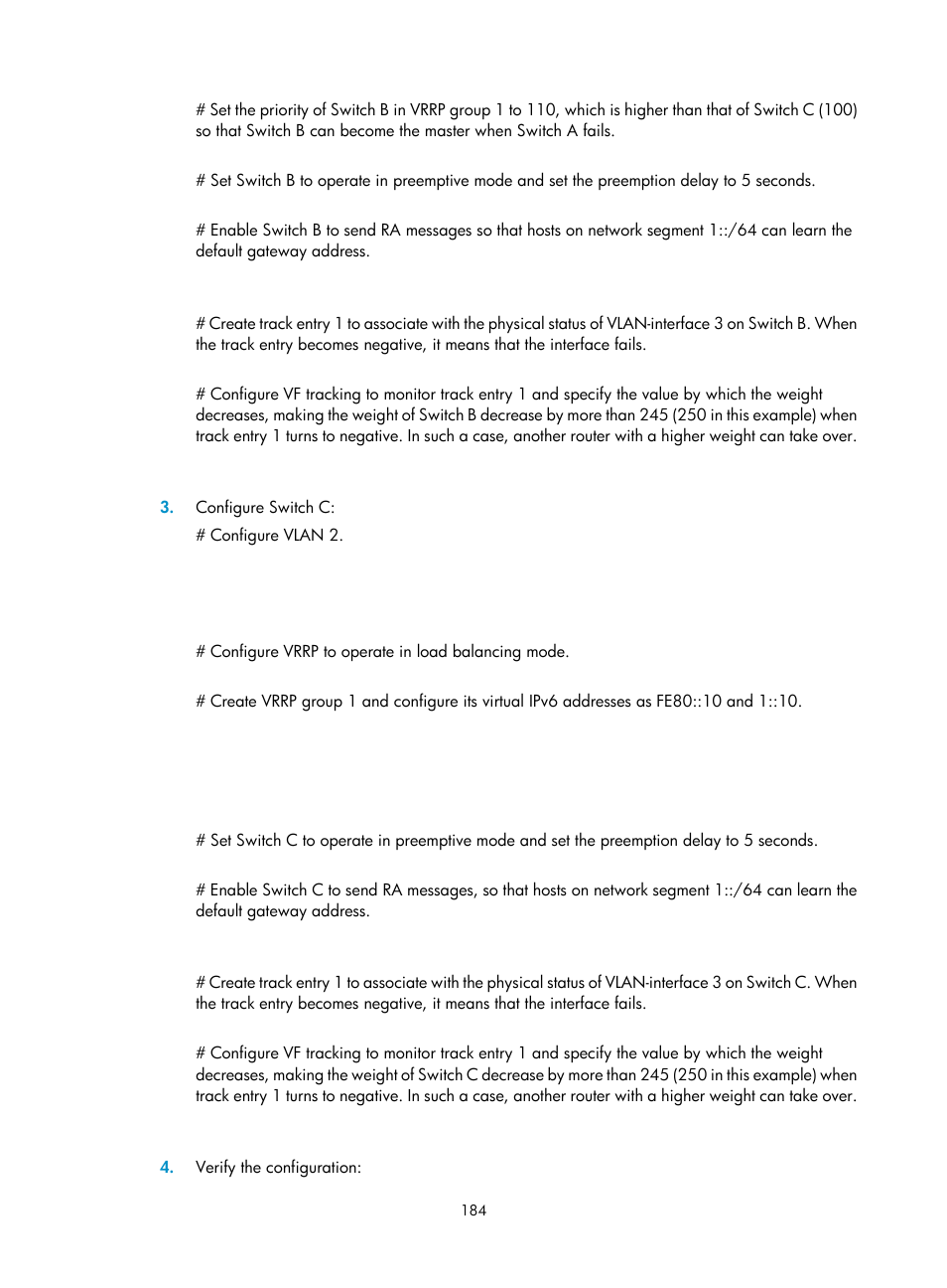H3C Technologies H3C S12500 Series Switches User Manual | Page 195 / 241