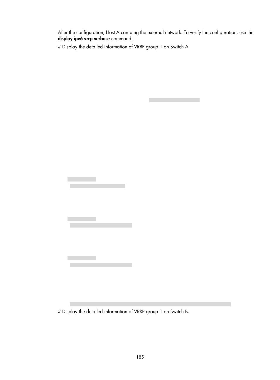 H3C Technologies H3C S12500 Series Switches User Manual | Page 196 / 241