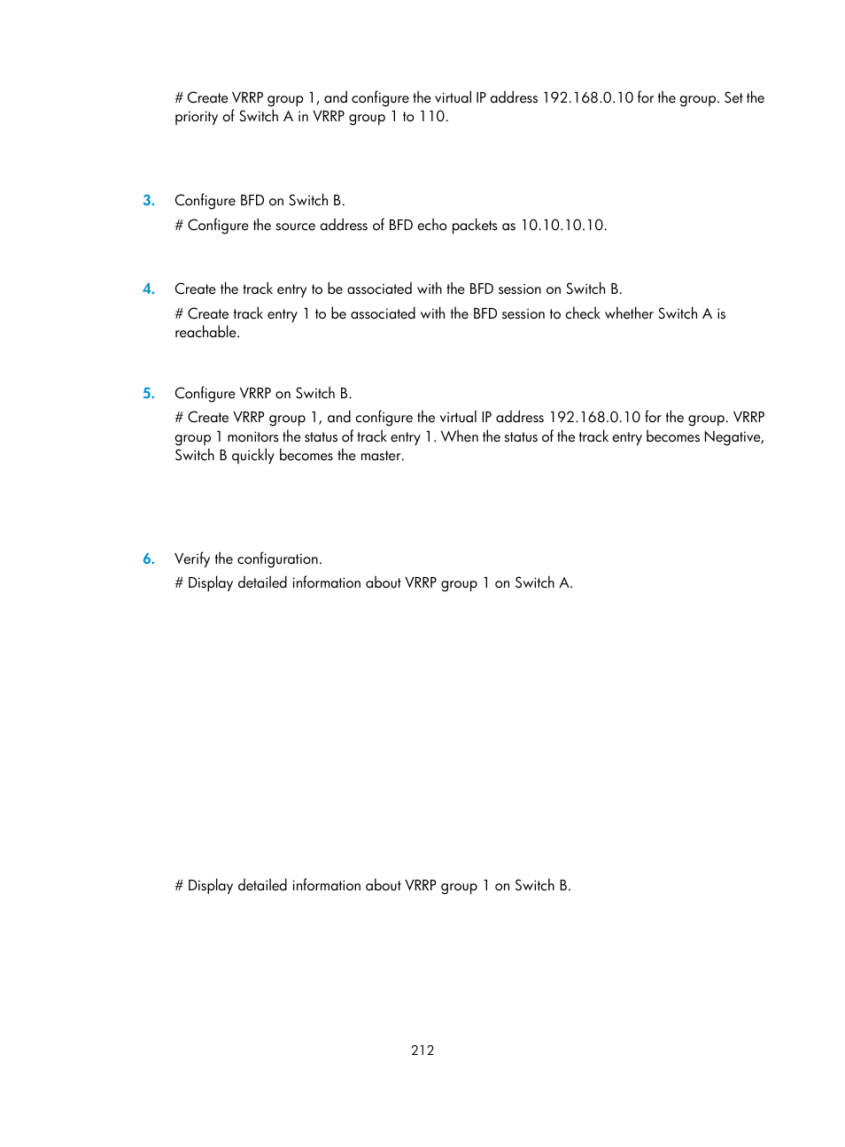 H3C Technologies H3C S12500 Series Switches User Manual | Page 223 / 241