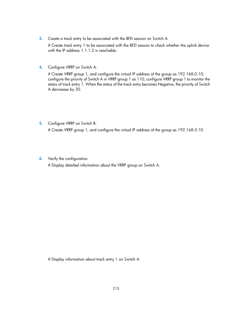 H3C Technologies H3C S12500 Series Switches User Manual | Page 226 / 241