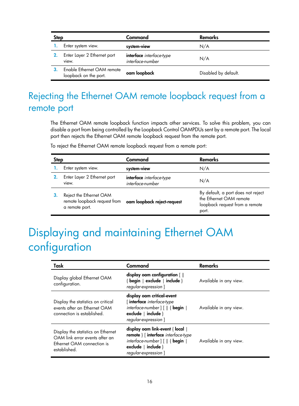 H3C Technologies H3C S12500 Series Switches User Manual | Page 27 / 241