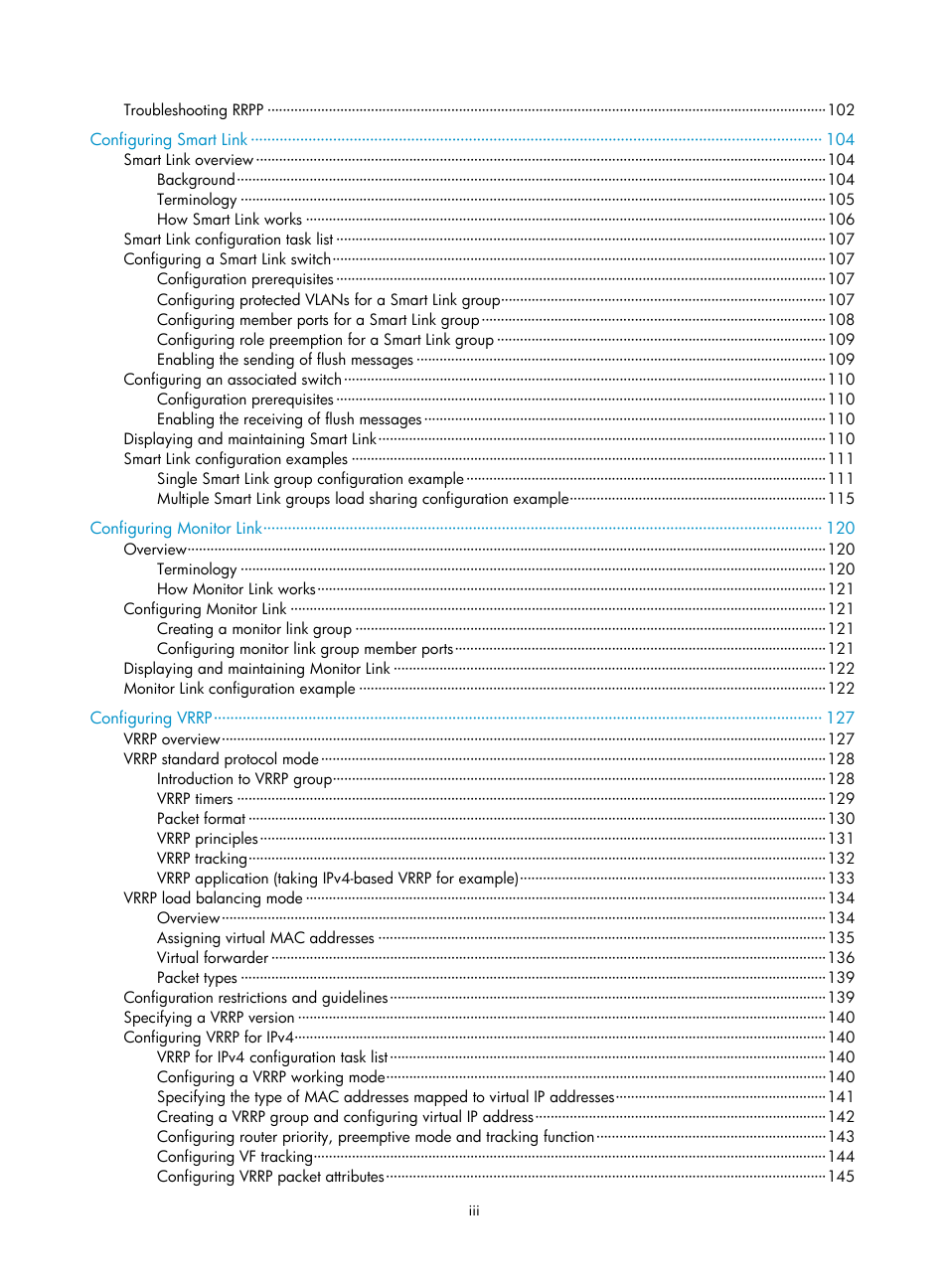 H3C Technologies H3C S12500 Series Switches User Manual | Page 9 / 241