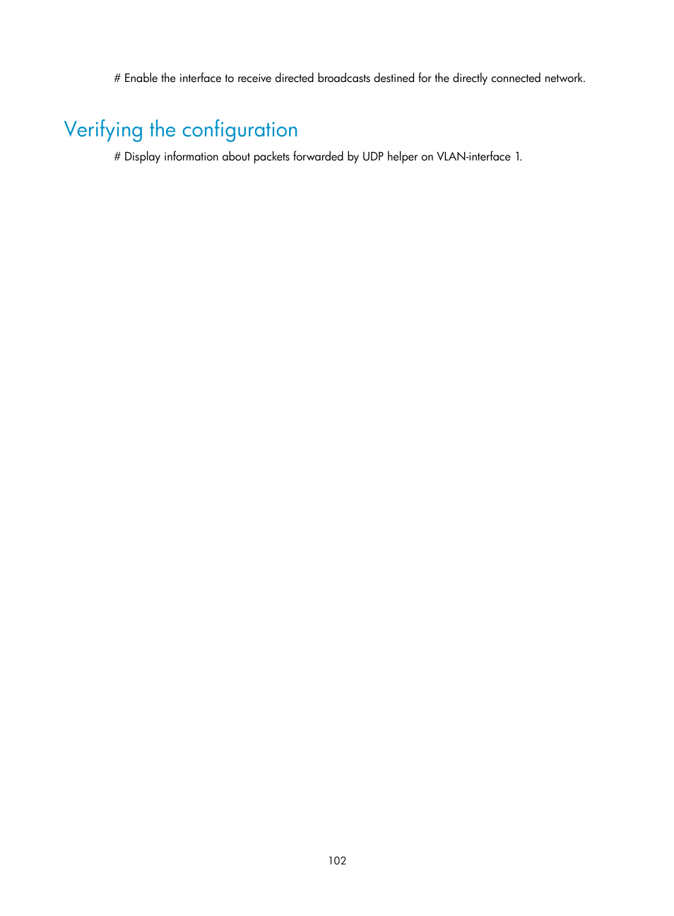 Dns spoofing, Verifying the configuration | H3C Technologies H3C S12500 Series Switches User Manual | Page 115 / 197