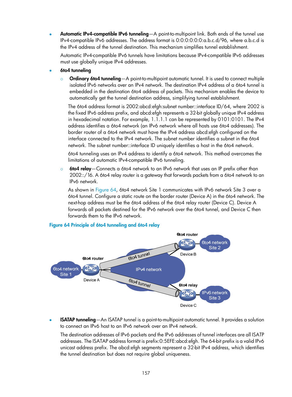 Tunneling, Nat-pt | H3C Technologies H3C S12500 Series Switches User Manual | Page 170 / 197