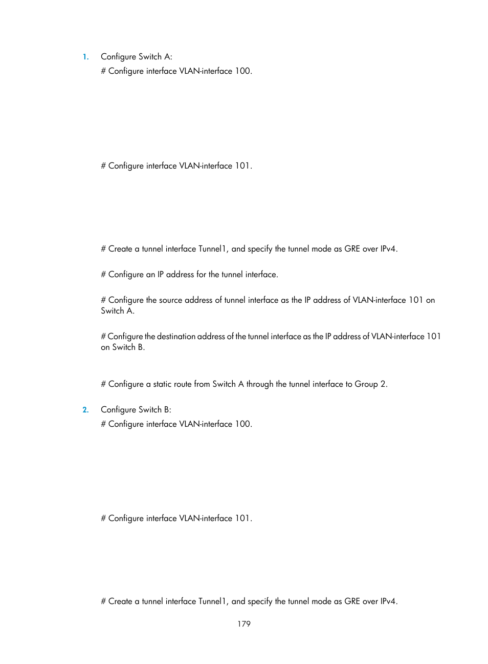 Configuration procedure, Verifying the configuration | H3C Technologies H3C S12500 Series Switches User Manual | Page 192 / 197