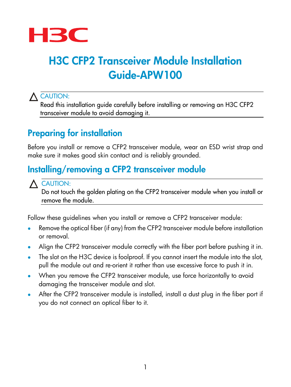 H3C Technologies H3C S12500-X Series Switches User Manual | 3 pages