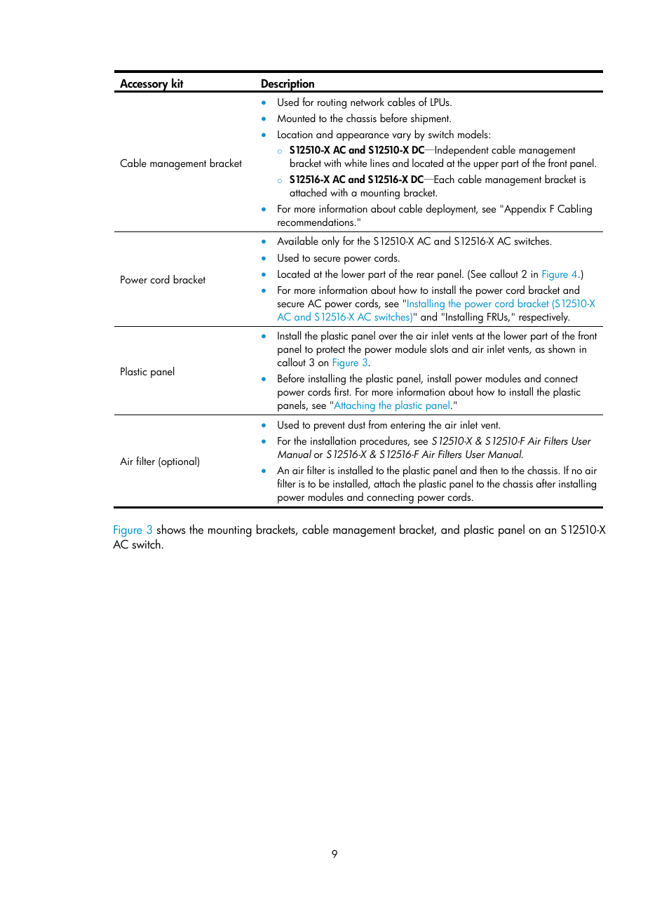 H3C Technologies H3C S12500-X Series Switches User Manual | Page 17 / 162