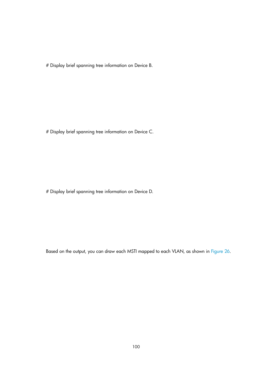 Mstp implementation on devices, Protocols and standards, Spanning tree configuration task lists | H3C Technologies H3C S12500-X Series Switches User Manual | Page 111 / 216