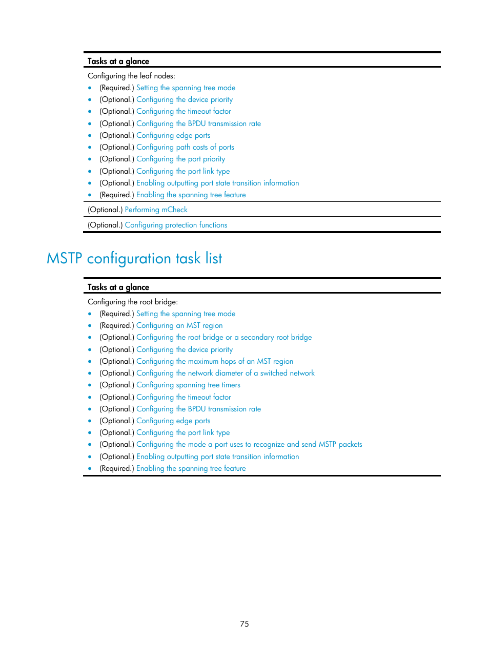 Mstp configuration task list, Layer 2 dynamic aggregation configuration example | H3C Technologies H3C S12500-X Series Switches User Manual | Page 86 / 216