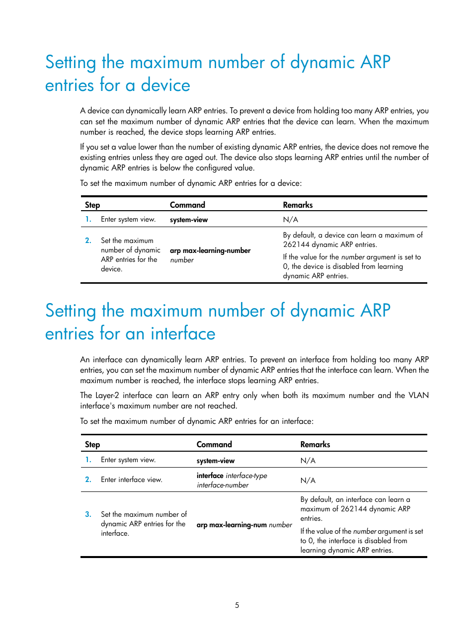 Configuring a multiport arp entry | H3C Technologies H3C S12500-X Series Switches User Manual | Page 16 / 206