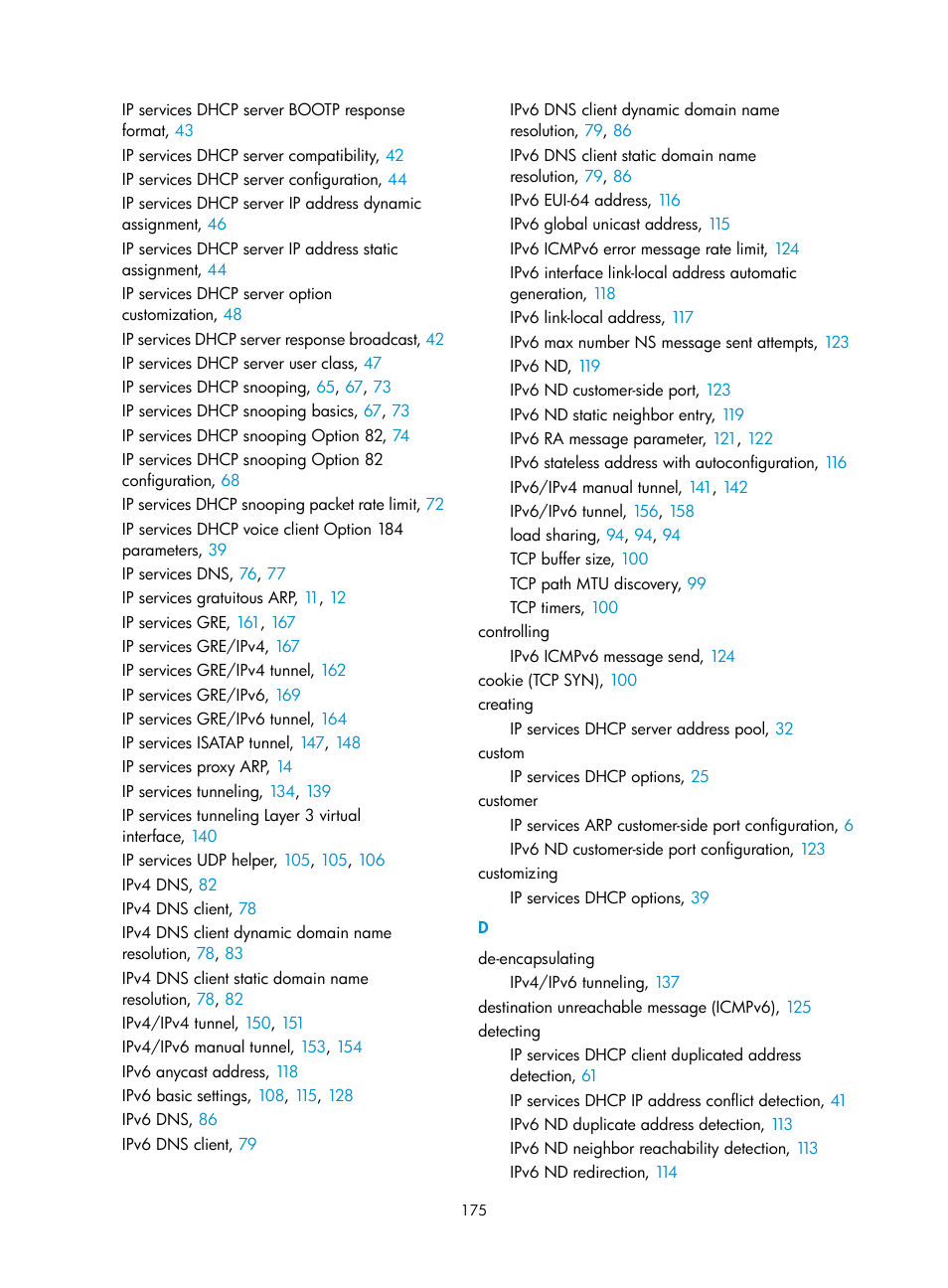 Configuring an ipv6 global unicast address | H3C Technologies H3C S12500-X Series Switches User Manual | Page 186 / 206