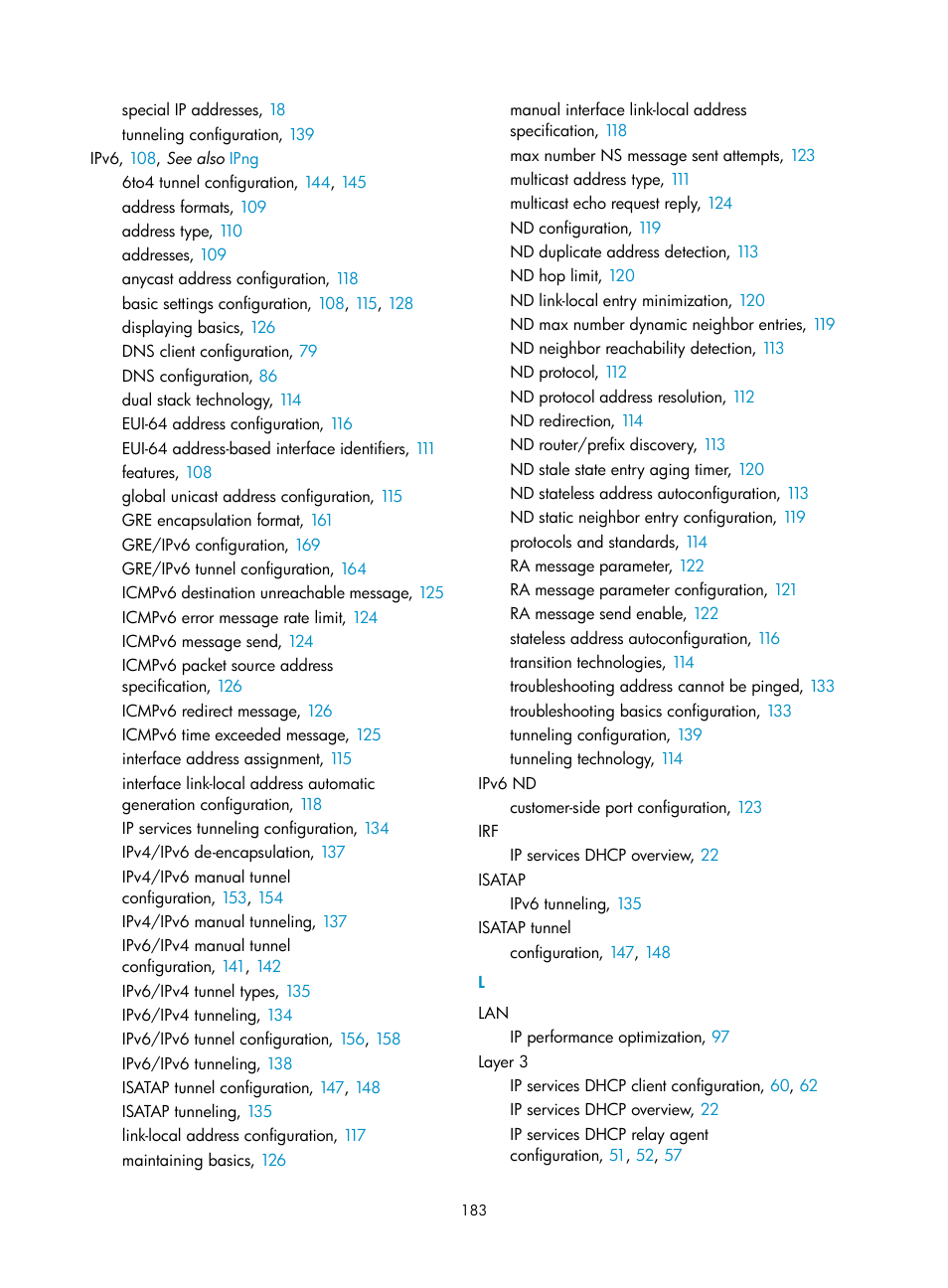 Setting the hop limit, Configuring parameters for ra messages, Ipv6 | H3C Technologies H3C S12500-X Series Switches User Manual | Page 194 / 206