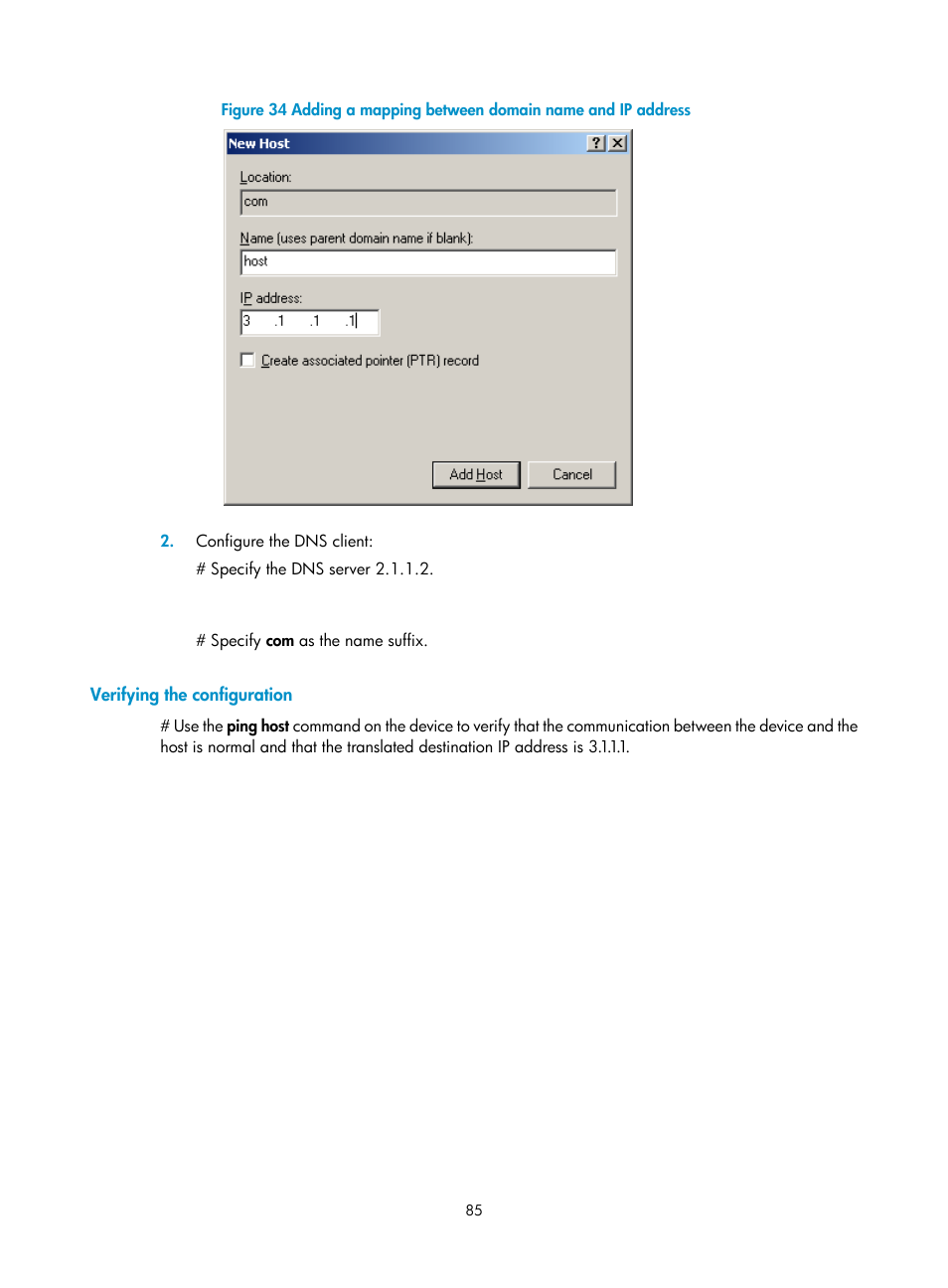 Verifying the configuration, Displaying and maintaining the dhcp relay agent | H3C Technologies H3C S12500-X Series Switches User Manual | Page 96 / 206