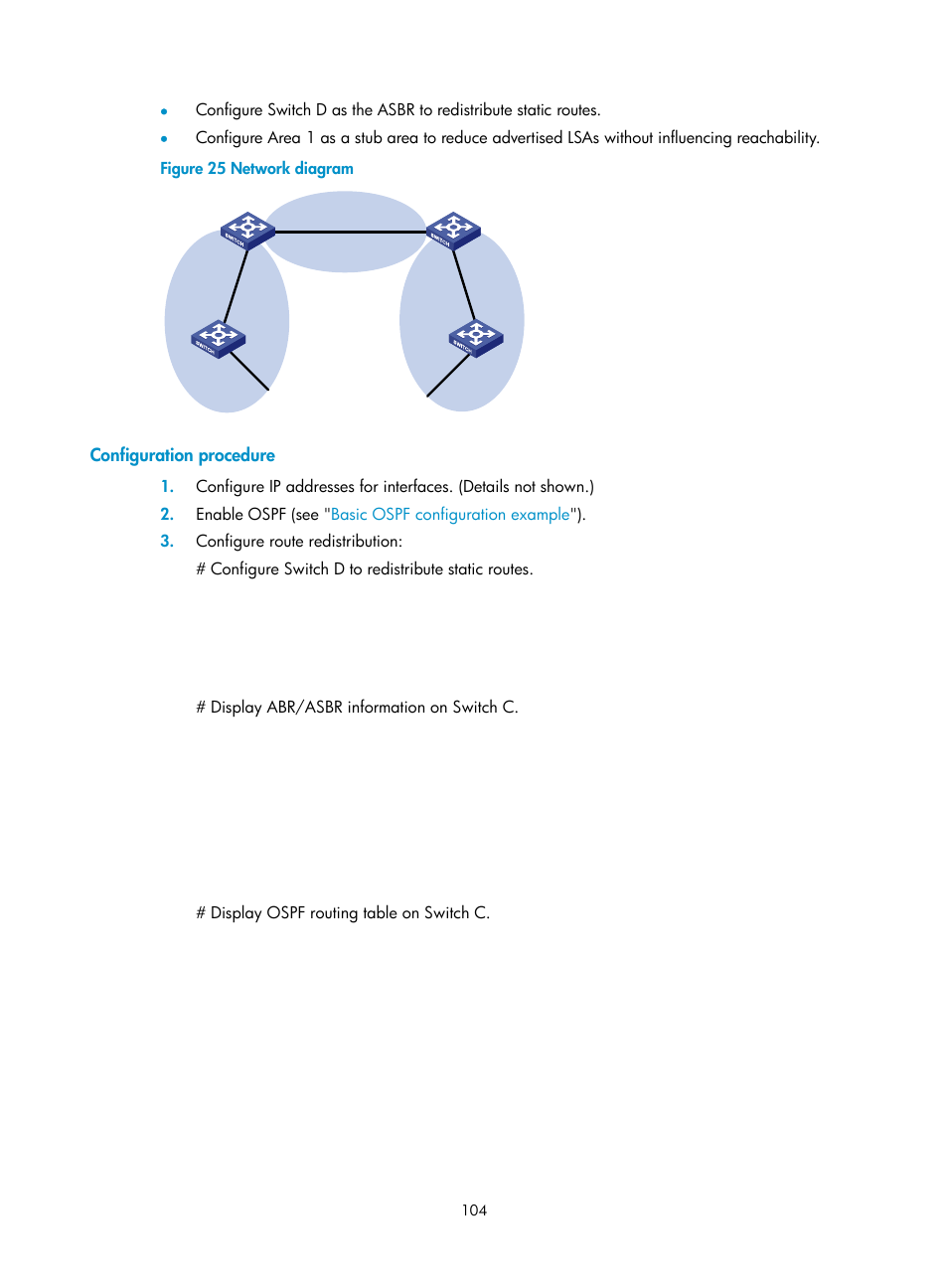 Configuring the maximum number of ecmp routes, Configuration procedure | H3C Technologies H3C S12500-X Series Switches User Manual | Page 118 / 442