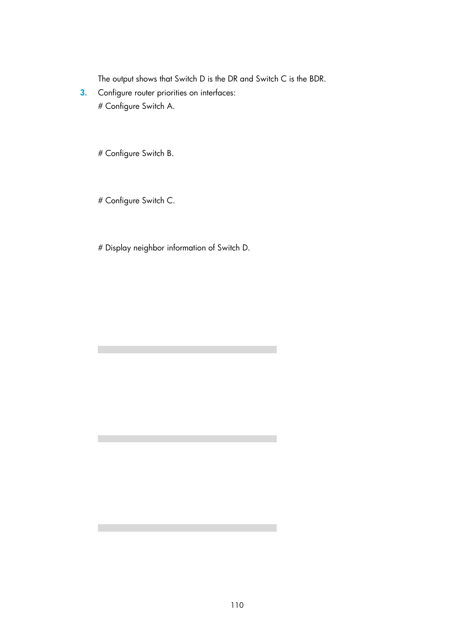 Specifying lsa transmission delay | H3C Technologies H3C S12500-X Series Switches User Manual | Page 124 / 442