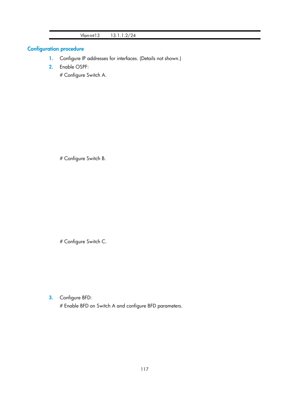 Configuring ospf exit overflow interval | H3C Technologies H3C S12500-X Series Switches User Manual | Page 131 / 442