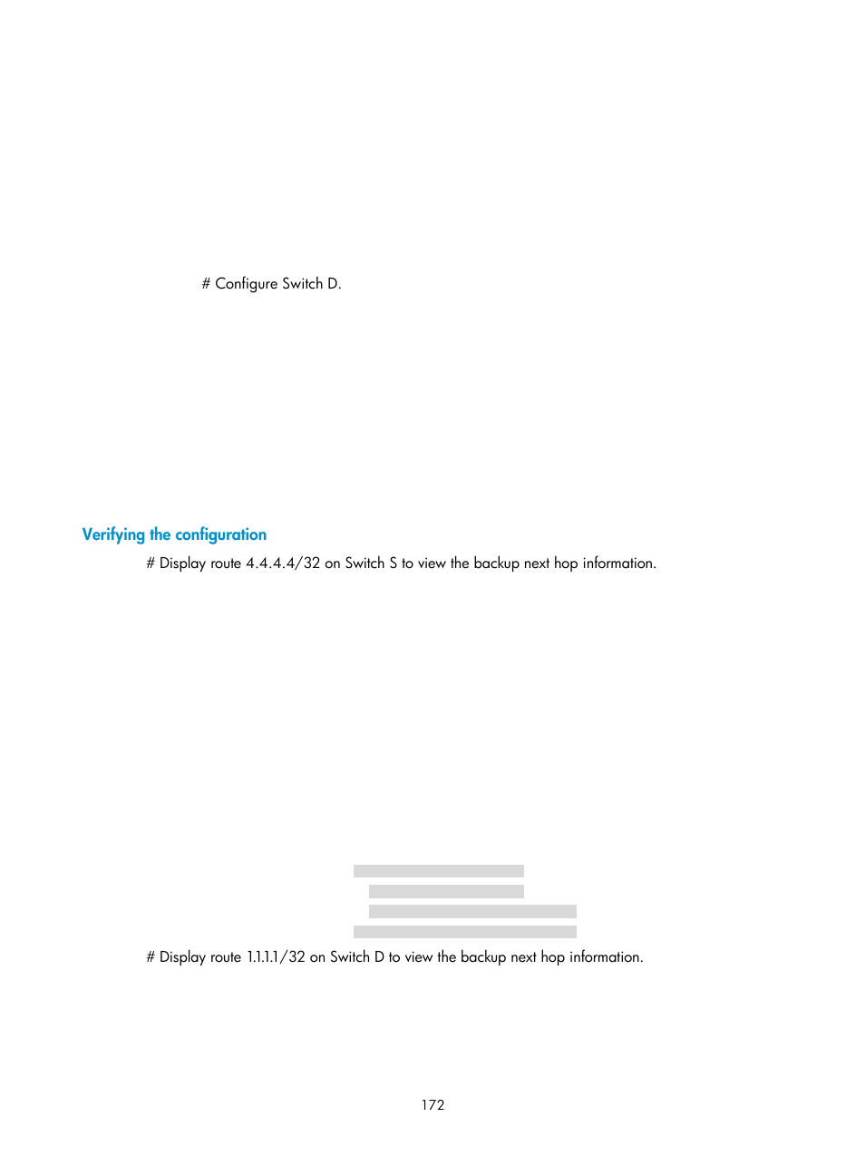 Is-is network types, Verifying the configuration | H3C Technologies H3C S12500-X Series Switches User Manual | Page 186 / 442