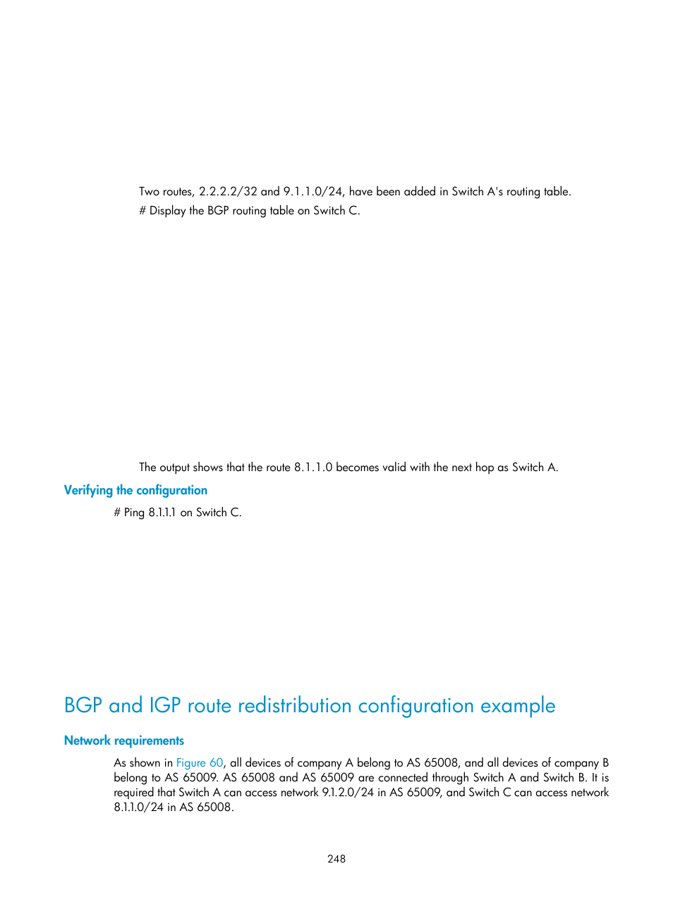 Protocols and standards | H3C Technologies H3C S12500-X Series Switches User Manual | Page 262 / 442