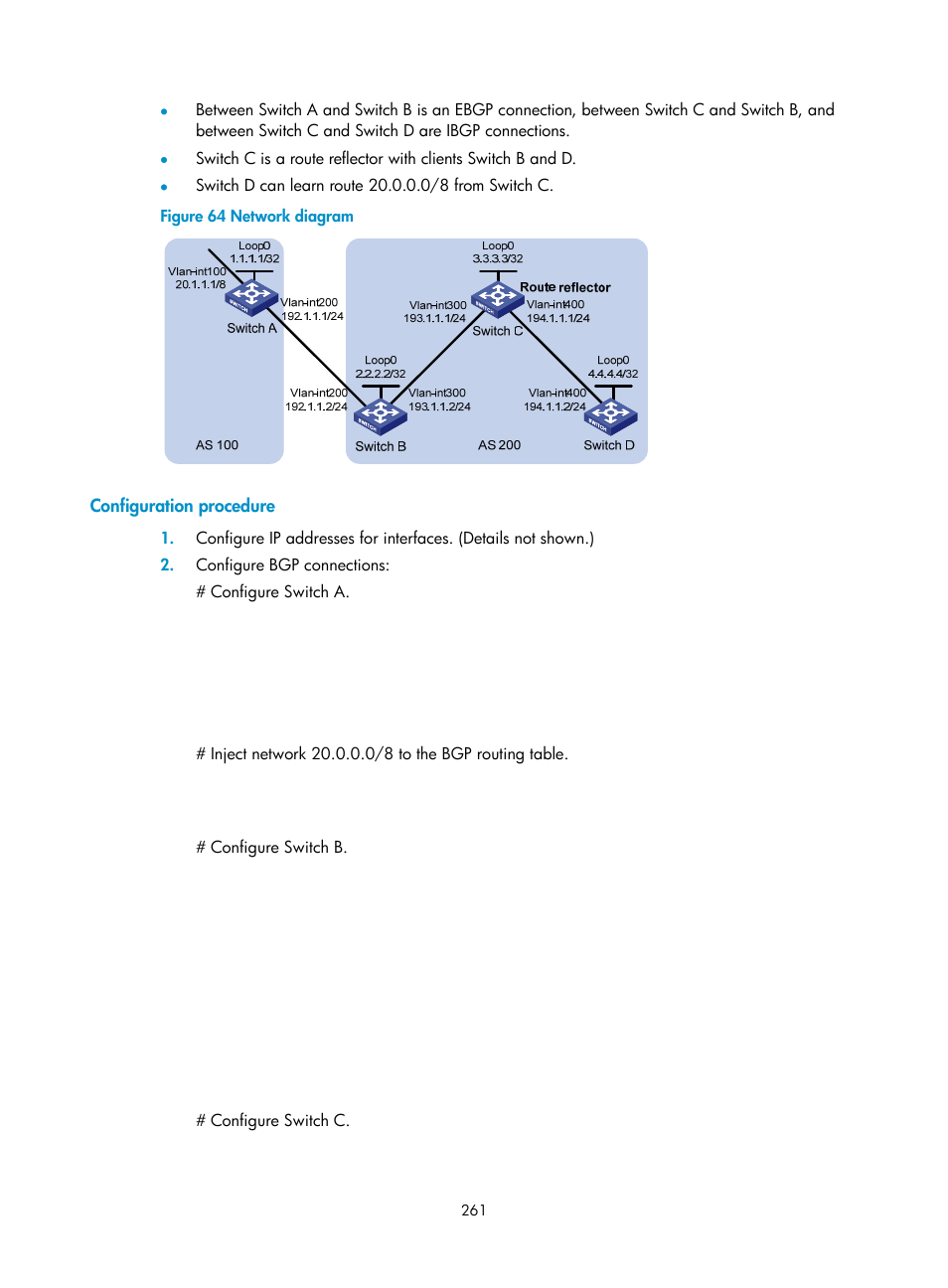 Generating bgp routes | H3C Technologies H3C S12500-X Series Switches User Manual | Page 275 / 442