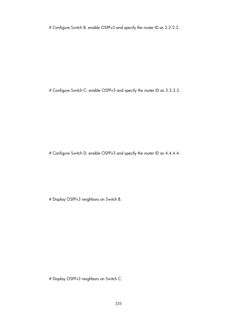 Bgp route summarization configuration example | H3C Technologies H3C S12500-X Series Switches User Manual | Page 349 / 442