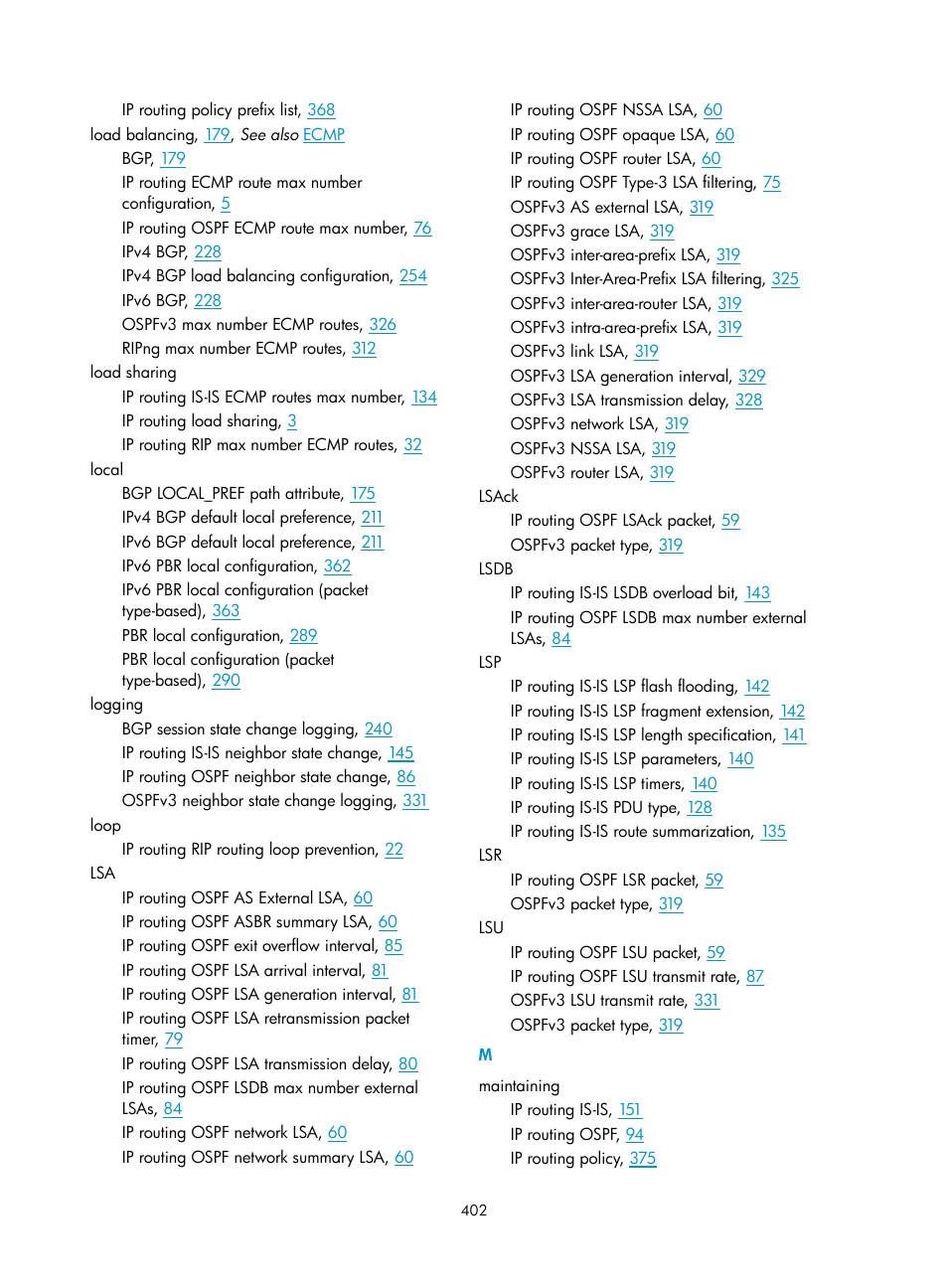 Ripng packets, Protocols and standards, Ripng configuration task list | H3C Technologies H3C S12500-X Series Switches User Manual | Page 416 / 442