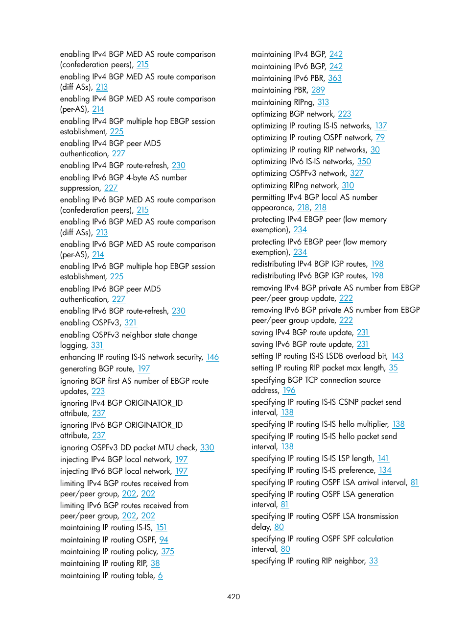 Configuring ospfv3, Ospfv3 overview | H3C Technologies H3C S12500-X Series Switches User Manual | Page 434 / 442