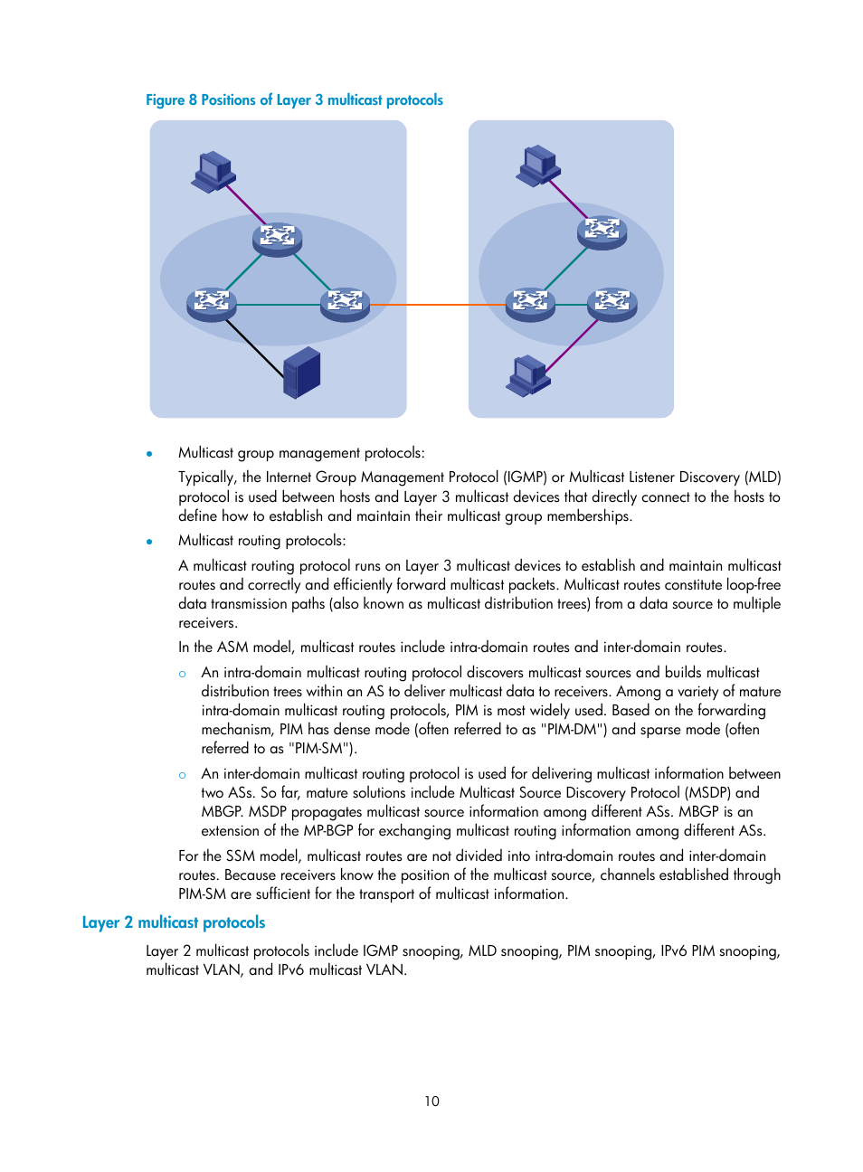 Layer 2 multicast protocols | H3C Technologies H3C S12500-X Series Switches User Manual | Page 20 / 226