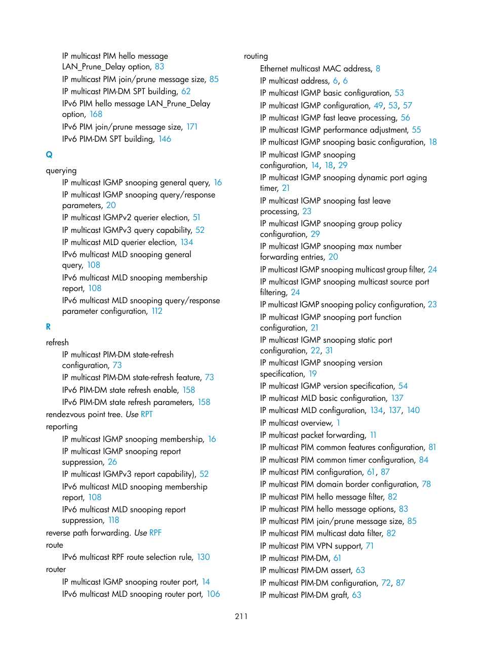 Protocols and standards, Configuring ipv6 pim-dm, Ipv6 pim-dm configuration task list | H3C Technologies H3C S12500-X Series Switches User Manual | Page 221 / 226