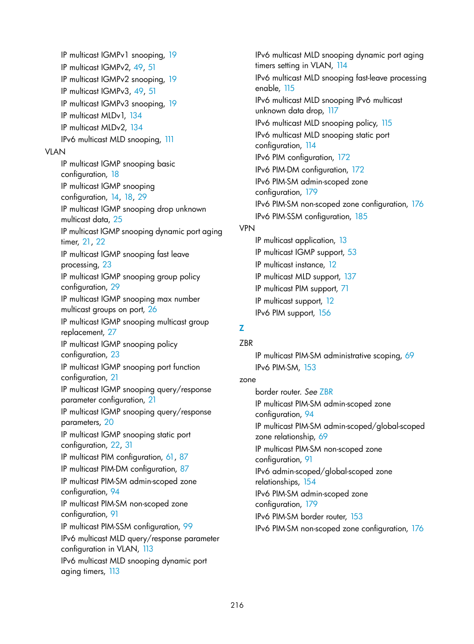 Enabling ipv6 pim-sm, Configuring an rp | H3C Technologies H3C S12500-X Series Switches User Manual | Page 226 / 226