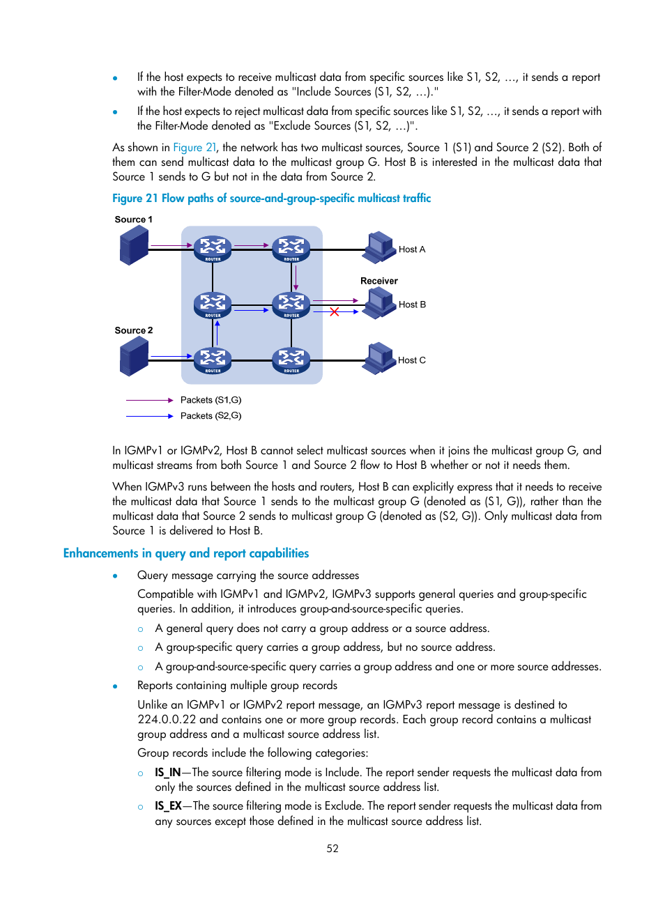 Enhancements in query and report capabilities, Configuration task list | H3C Technologies H3C S12500-X Series Switches User Manual | Page 62 / 226