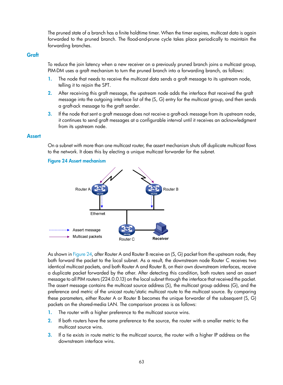 Graft, Assert | H3C Technologies H3C S12500-X Series Switches User Manual | Page 73 / 226