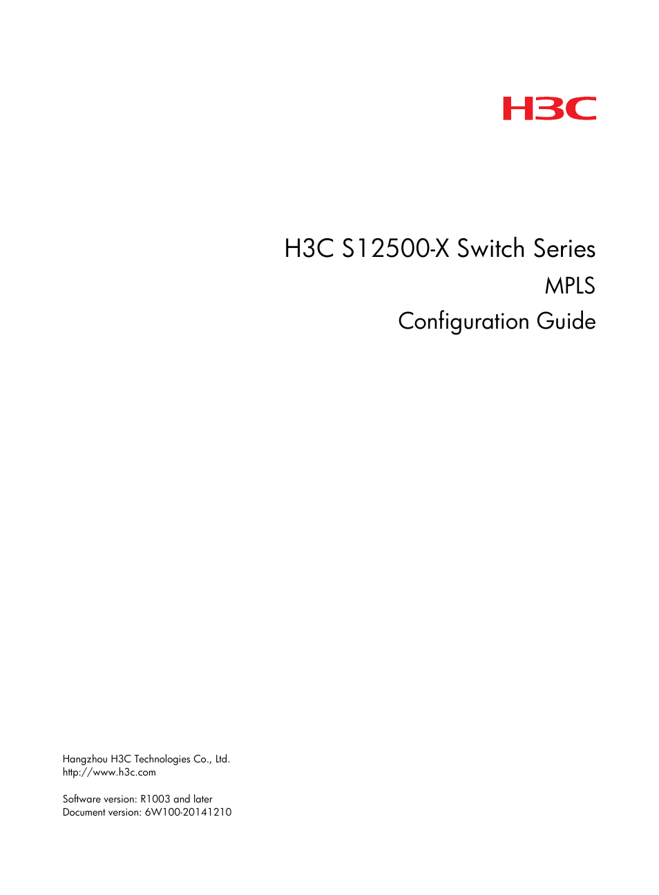 H3C Technologies H3C S12500-X Series Switches User Manual | 397 pages