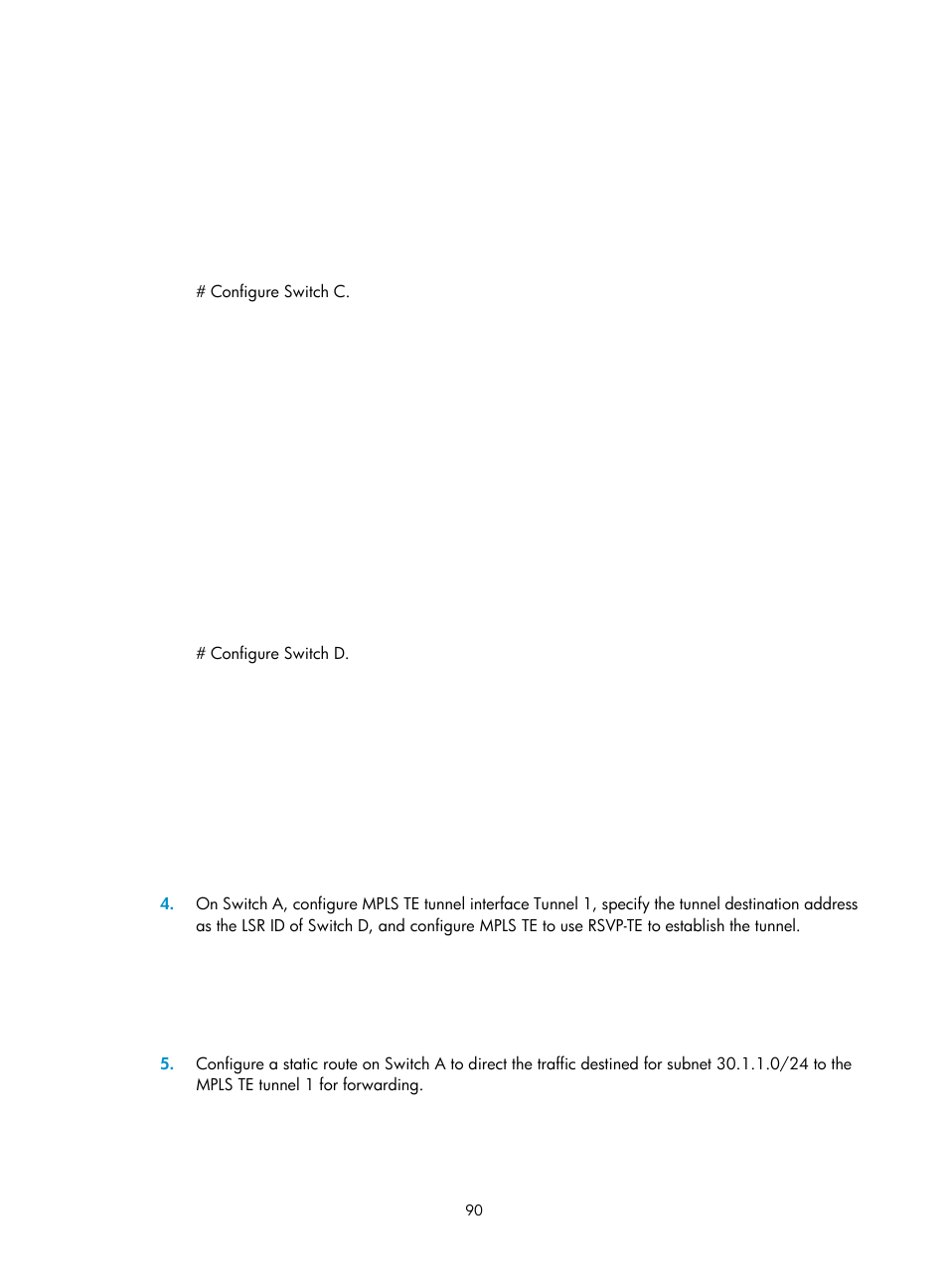 Crlsp backup configuration example | H3C Technologies H3C S12500-X Series Switches User Manual | Page 101 / 397