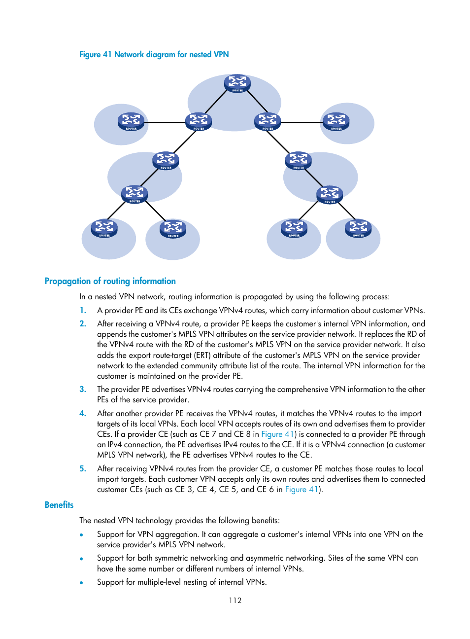 Propagation of routing information, Benefits, Configuring rsvp authentication | H3C Technologies H3C S12500-X Series Switches User Manual | Page 123 / 397