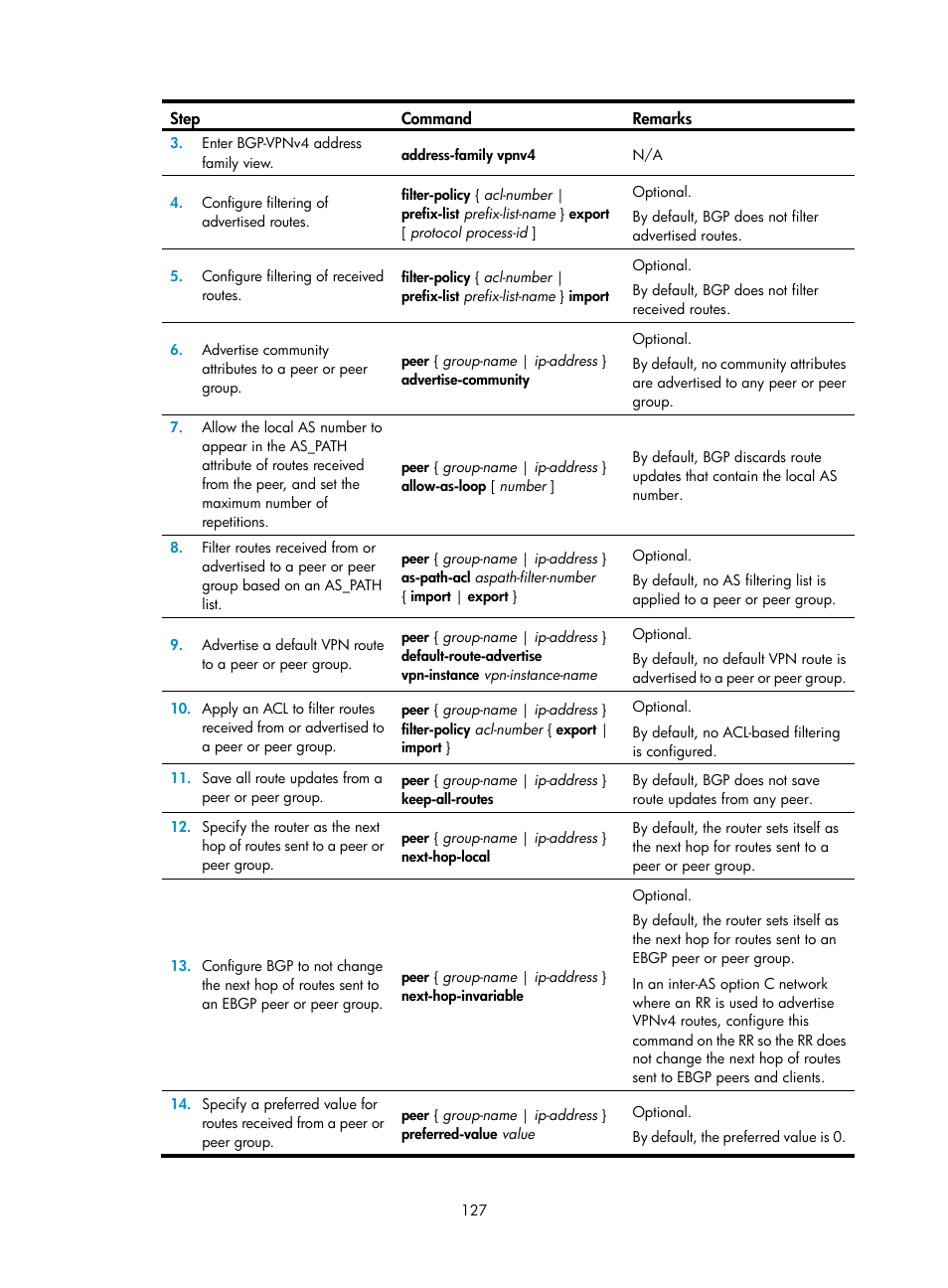 Tunnel policy configuration examples, Preferred tunnel configuration example | H3C Technologies H3C S12500-X Series Switches User Manual | Page 138 / 397