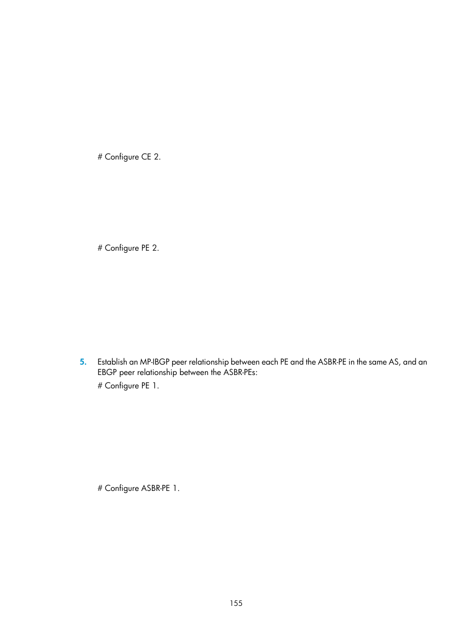 Configuring vpn instances | H3C Technologies H3C S12500-X Series Switches User Manual | Page 166 / 397