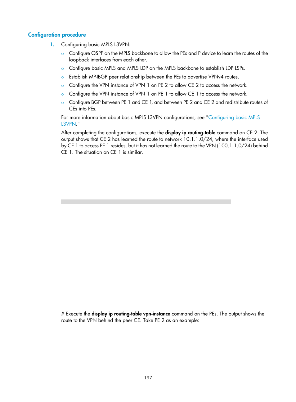 Configuration procedure | H3C Technologies H3C S12500-X Series Switches User Manual | Page 208 / 397