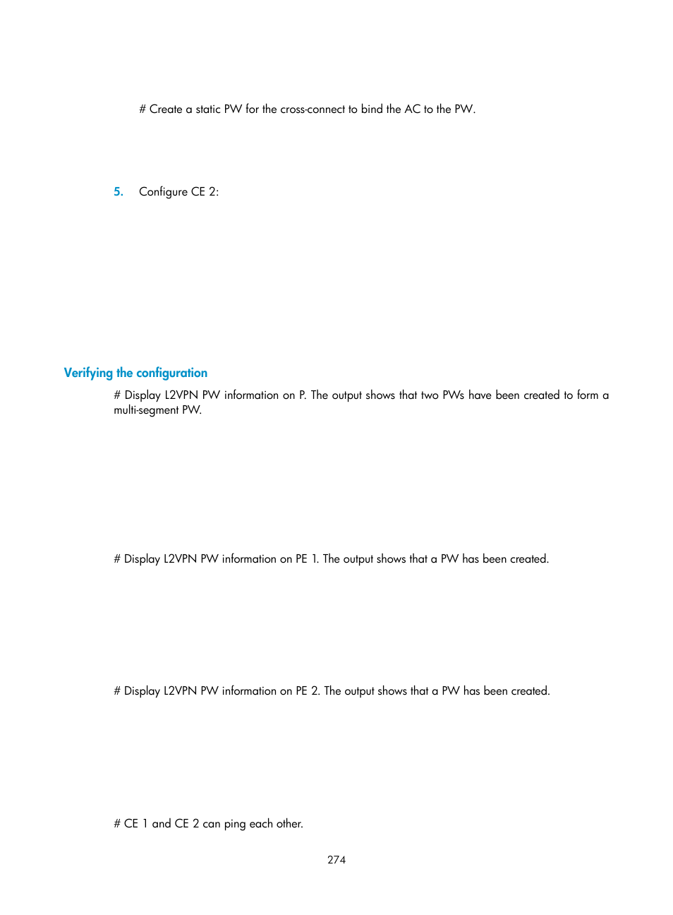 Verifying the configuration | H3C Technologies H3C S12500-X Series Switches User Manual | Page 285 / 397